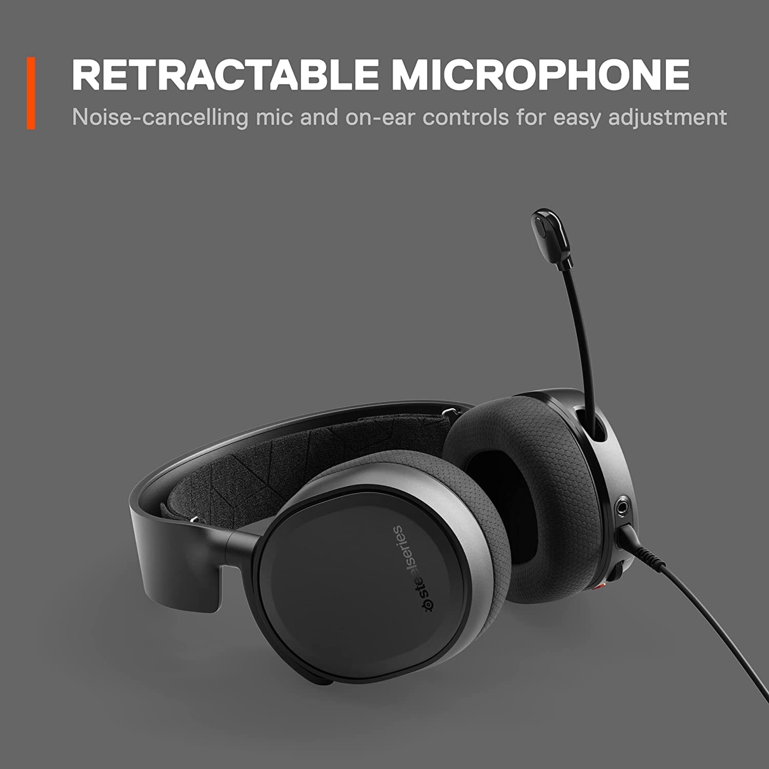 SteelSeries Arctis 3 - All-Platform Gaming Headset - for PC, PlayStation 4, Xbox One, Nintendo Switch, VR, Android, and iOS - Black SteelSeries Arctis 3 - All-Platform Gaming Headset - for PC, PlayStation 4, Xbox One, Nintendo Switch, VR, Android, and iOS - Black
